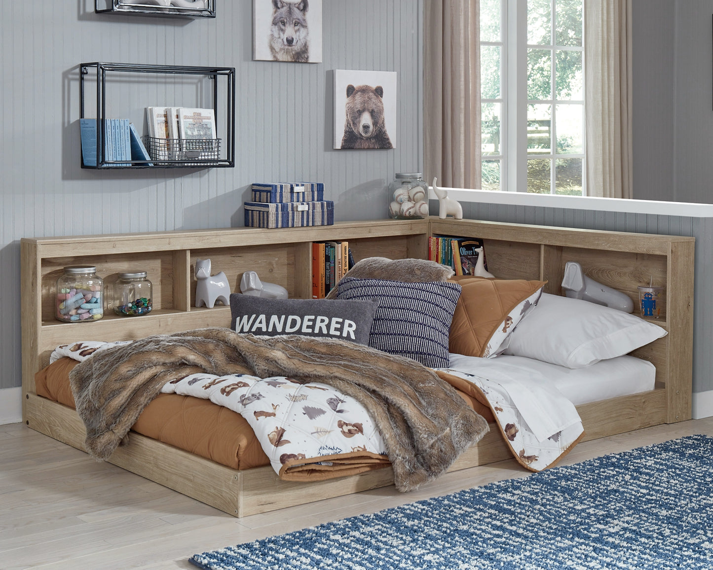 Ashley Express - Oliah  Bookcase Storage Bed