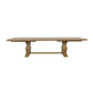 Florence 126-inch Extension Dining Table Rustic Honey