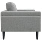 Rilynn 3-piece Upholstered Track Arm Sofa Set Grey