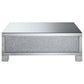 Gillian Rectangular Mirrored Acrylic Coffee Table Silver