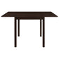 Kelso Rectangular 52-inch Extension Dining Table Cappuccino