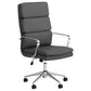 Ximena Upholstered Adjustable High Back Office Chair Grey