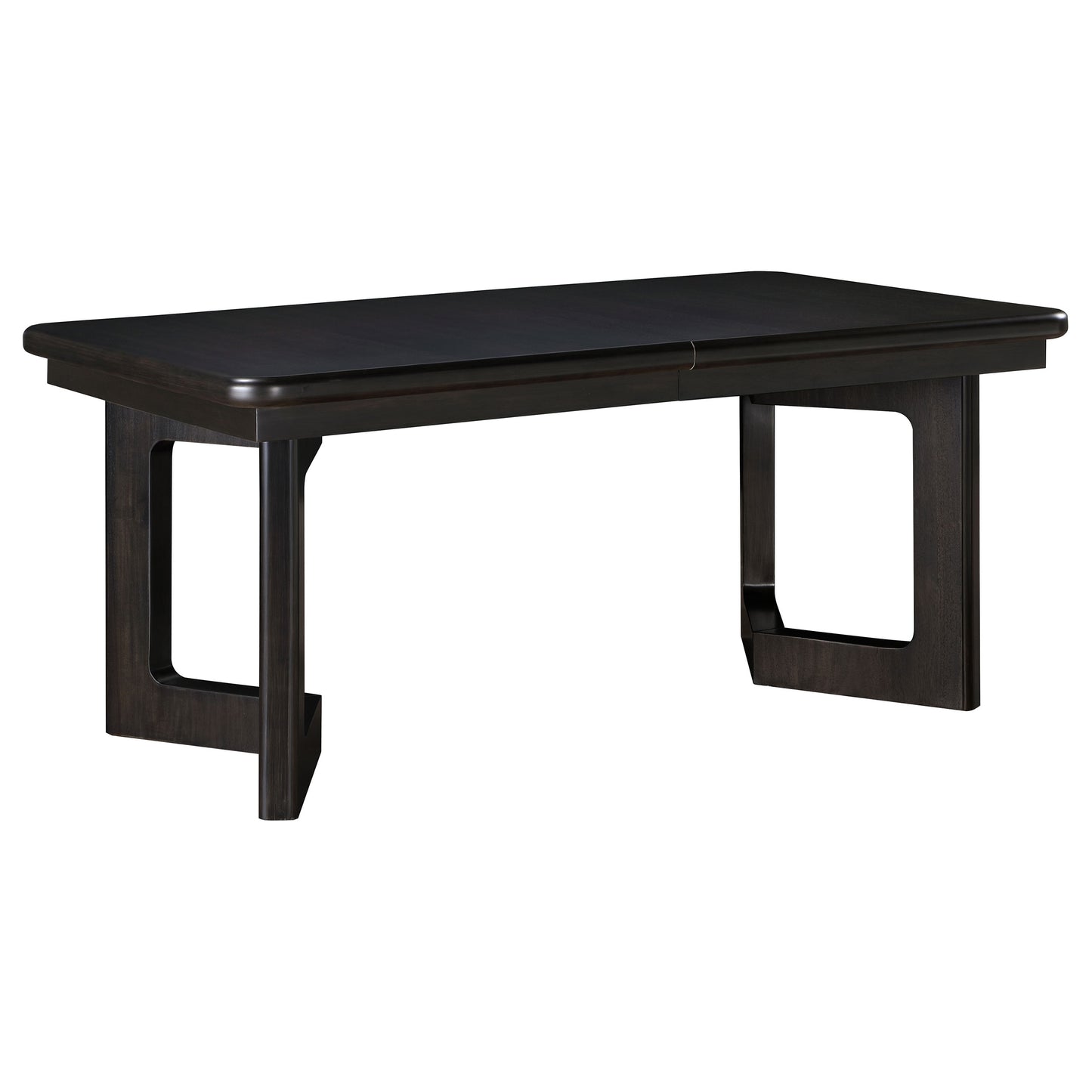 Hathaway 84-inch Extension Leaf Dining Table Acacia Brown