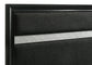 Miranda 54-inch Upholstered Full Panel Bed Black