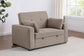 Edith Upholstered Convertible Sleeper Sofa Bed Beige