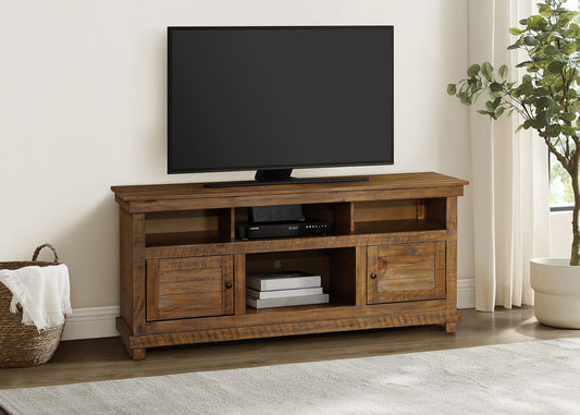 Payne 60-inch TV Stand Media Console Distressed Brown