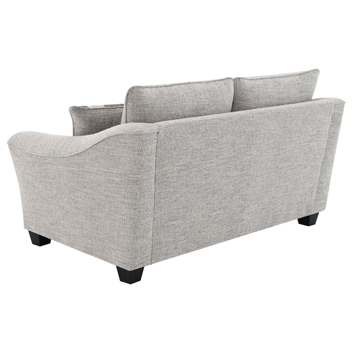 Tomkins 3-piece Boucle Upholstered Sofa Set Light Grey