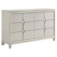 Olivia 6-drawer Dresser Cabinet Pearl White