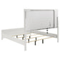 Marmore 64-inch Eastern King Panel Bed LED Headboard White