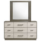 Fenwick 9-drawer Dresser with Mirror Grey Oak