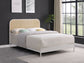 Amherst Radio Weave Rattan Metal Eastern King Bed White