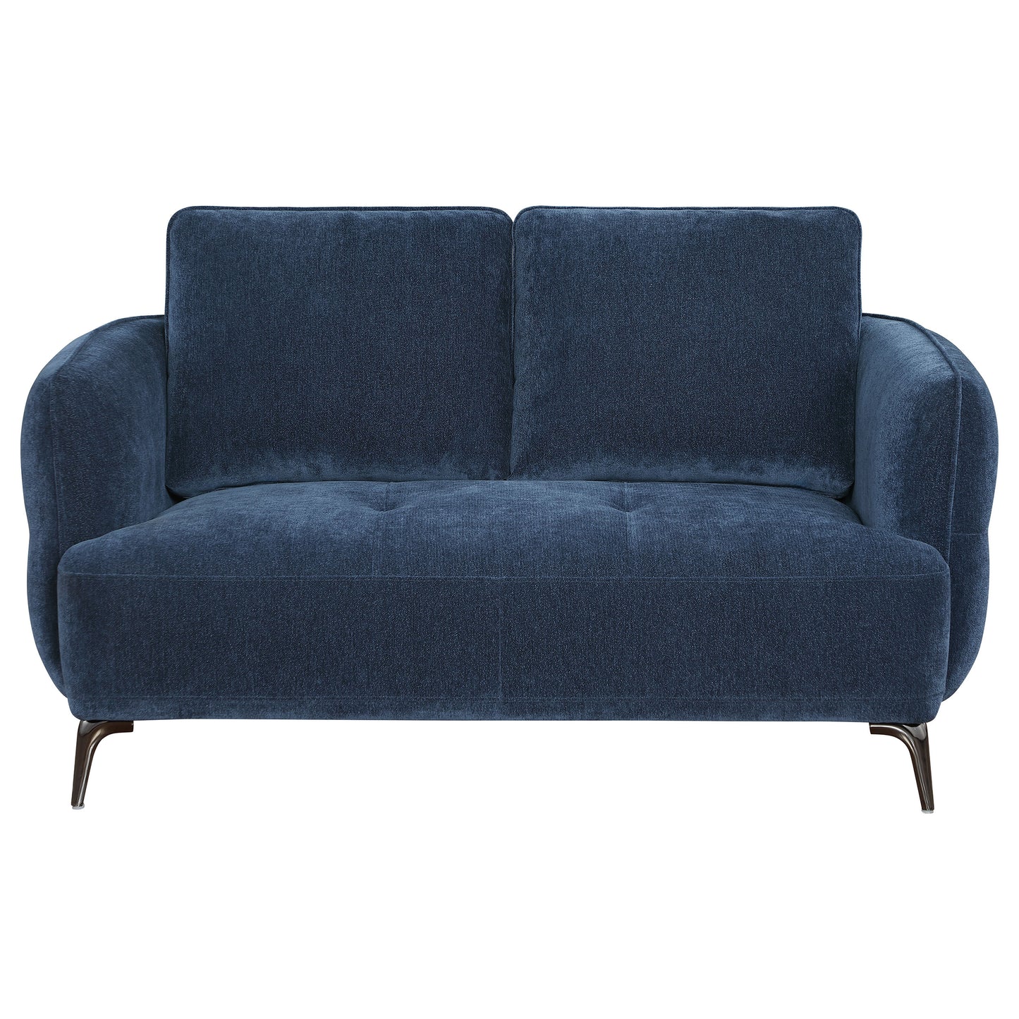 Lively 3-piece Chenille Upholstered Sofa Set Blue