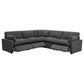 Collins 5-piece Modular Power Reclining Sectional Dark Grey