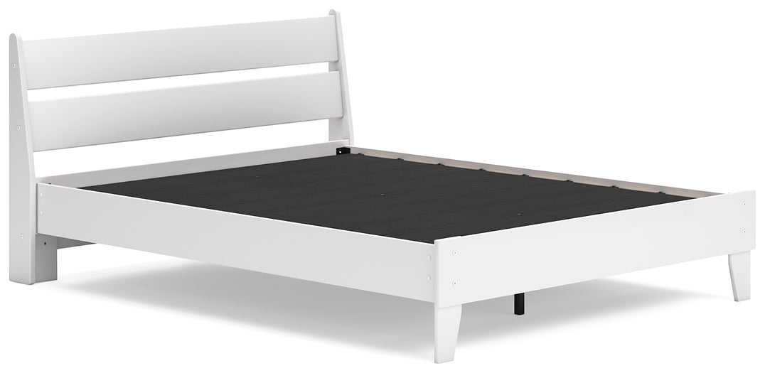 Ashley Express - Socalle Queen Panel Platform Bed with Dresser and 2 Nightstands