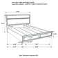 Miranda 51-inch Wood Queen Storage Panel Bed White