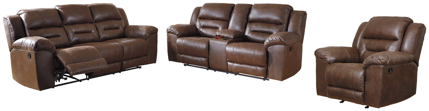 Stoneland Sofa, Loveseat and Recliner