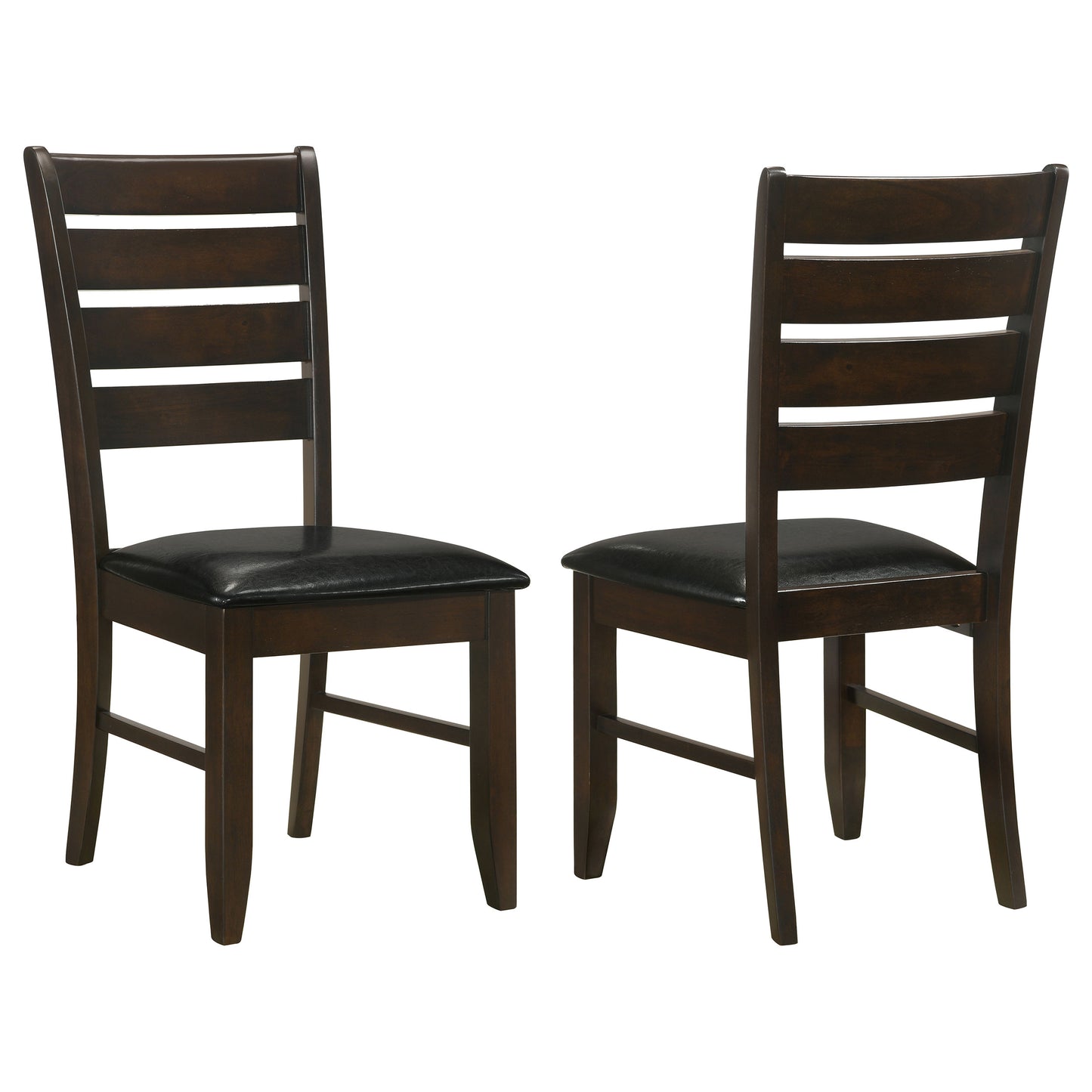 Dalila Wood Dining Side Chair Cappuccino (Set of 2)