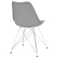 Juniper Polypropylene Dining Side Chair Grey (Set of 2)