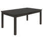 Marbrisa 7-piece Rectangular Dining Table Set Matte Black