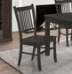 Marbrisa Wood Dining Side Chair Matte Black (Set of 2)