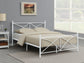 Hart Metal Queen Open Frame Bed White