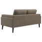 Rilynn Upholstered Track Arm Loveseat Brown