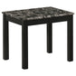 Bates 3-piece Faux Marble Top Coffee Table Set Black