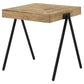 Avery Square Solid Mango Wood Side End Table Natural