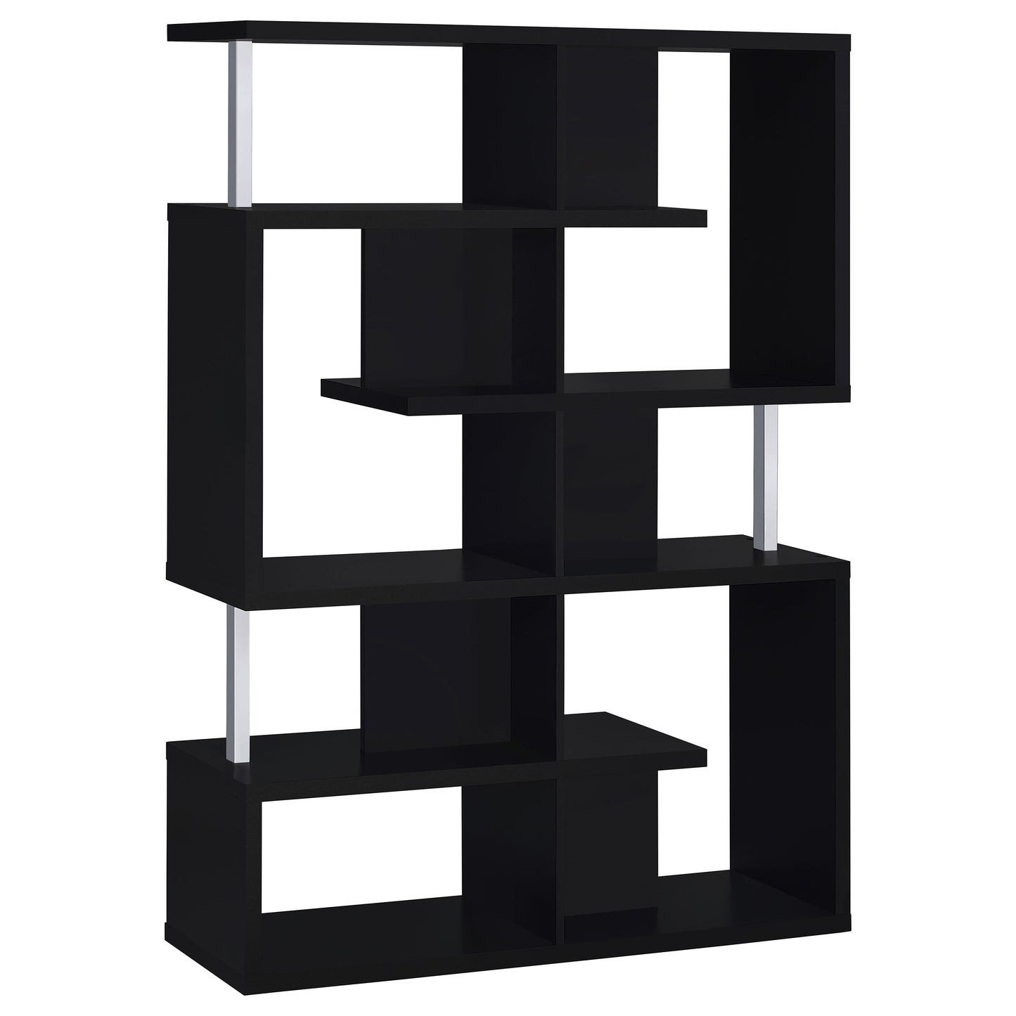 Hoover 63-inch 5-shelf Bookshelf Black