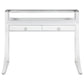 Gemma 48-inch 2-drawer Writing Desk White High Gloss