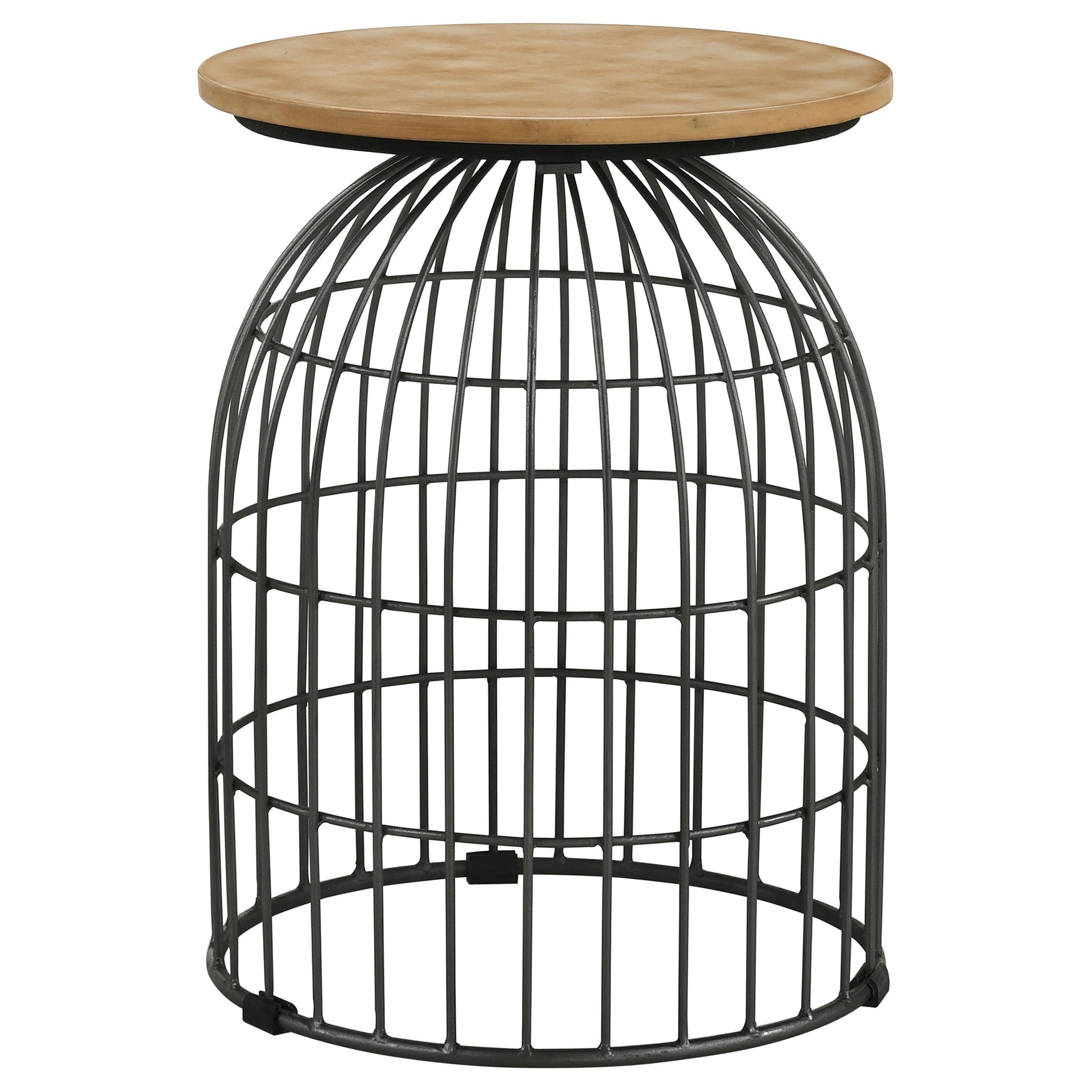 Wire metal side table top