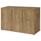 Pepita 3-door Engineered Wood Accent Cabinet Mango Brown