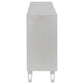 Leticia 3-drawer Mirrored Storage Accent Cabinet Silver