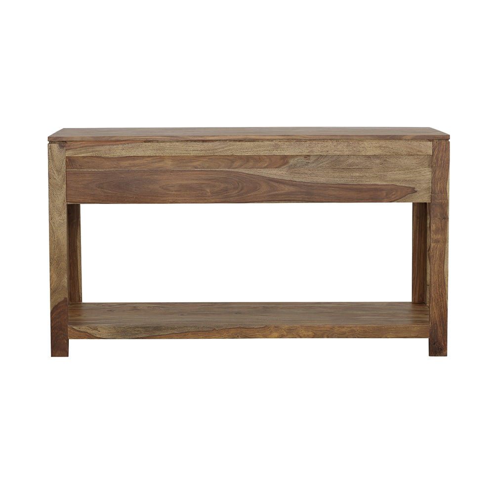 Esther 3-drawer Wood Console Table Natural Sheesham