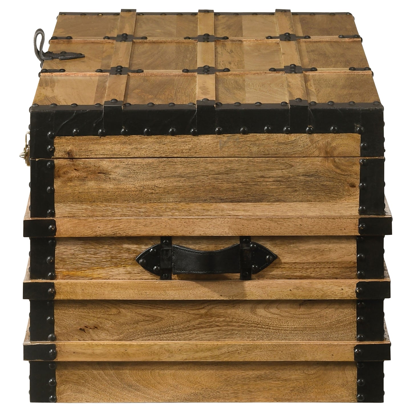 Simmons Wood Storage Trunk Natural and Black